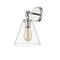 Z-Lite Harper 1 Light Wall Sconce, Polished Nickel & Clear 806-1S-PN - alternate 7
